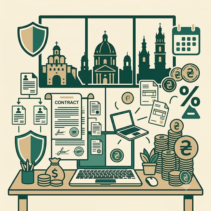 Comparación entre empleado y FOP en Ucrania para perfiles IT